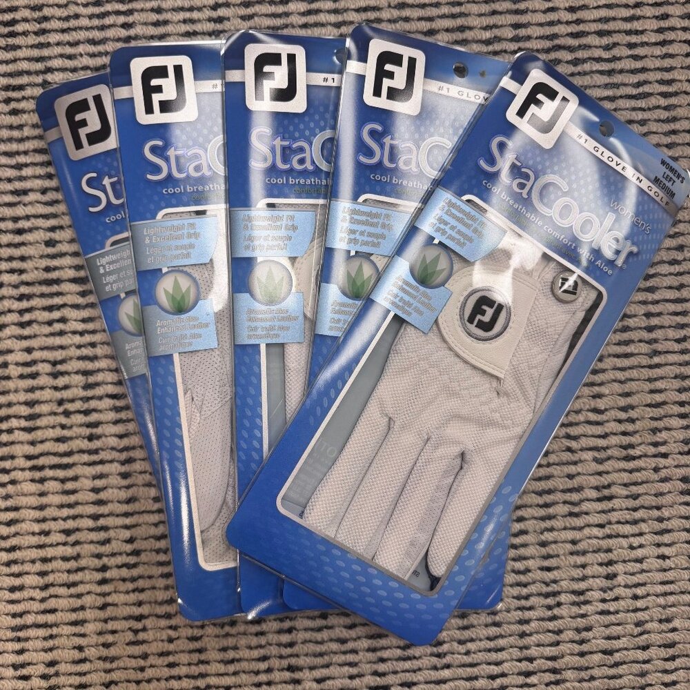 Women's StaCooler Gloves Set of 5 (LH Medium)